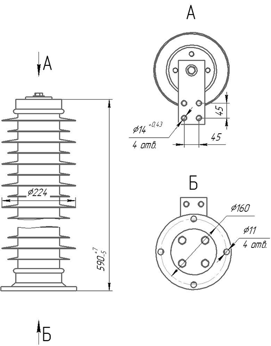 ОПН-П-35/42/10/850 УХЛ1